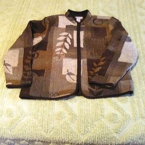 LADIES "Coldwater Creek" lighter weight jacket ( sz XL).